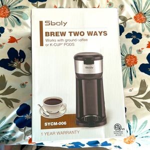 Single serve coffee maker; New in box never used ☕️